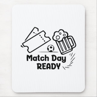 Mousepad Pronto para o Dia da Partida