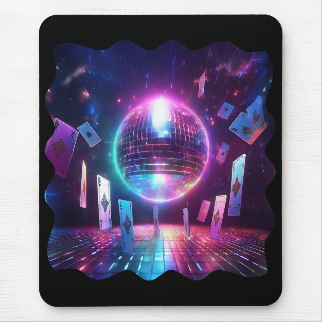 Mousepad Pronto Para Uma Noite De Dança E Jogos De Azar (Frente)