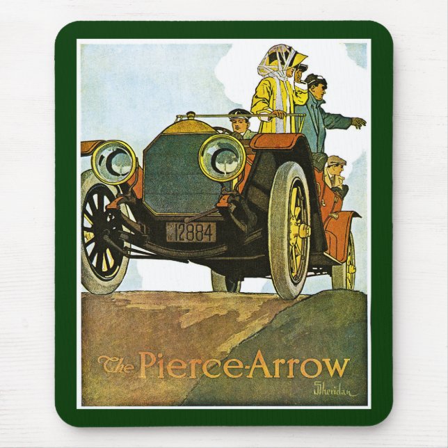 Mousepad Propaganda da Pierce-Seta do vintage (Frente)