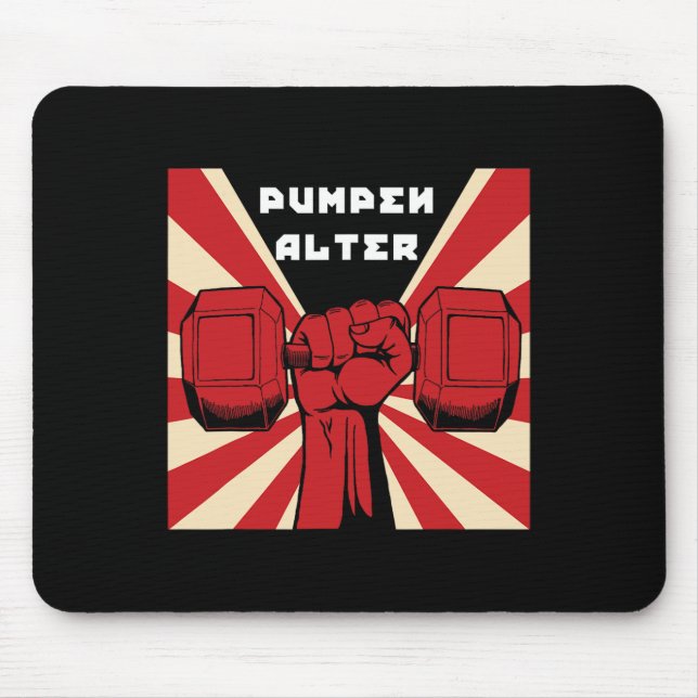 Mousepad Propaganda de Gym para a construção de casas na Al (Frente)