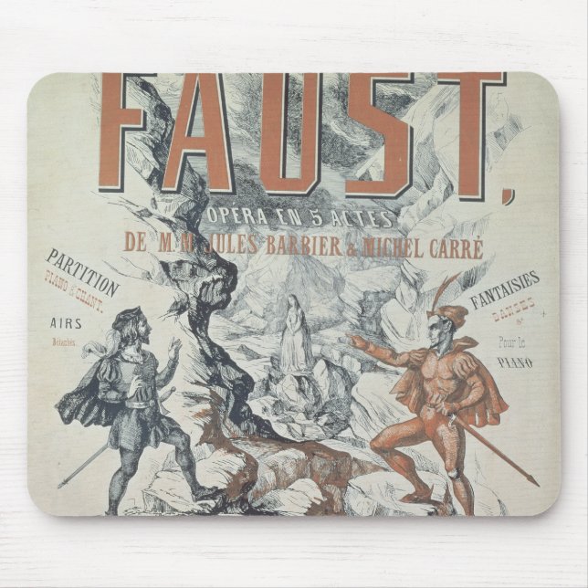 Mousepad Propaganda de poster 'Faust (Frente)