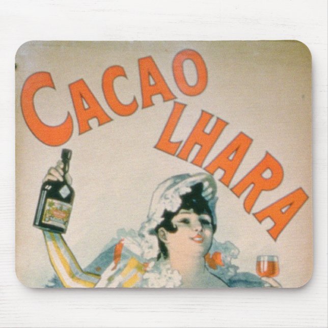 Mousepad Propaganda de poster "Lhara Creme de Cacau", Digon (Frente)