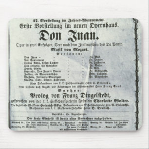 Mousepad Propaganda de poster um desempenho 'de Don Juan