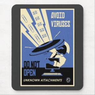 Mousepad Propaganda do escritório: Transferências (azuis)