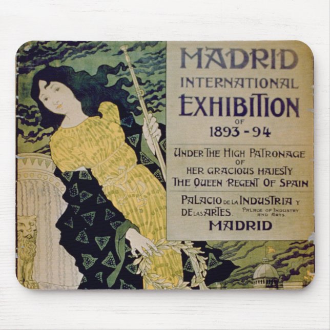 Mousepad Propaganda para 'o International Exhibi de Madrid (Frente)