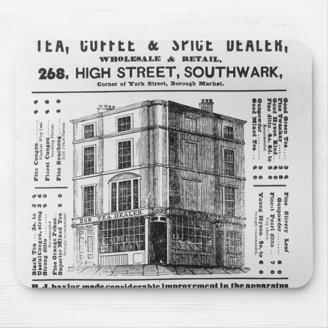 Mousepad Propaganda para Robert Jones, chá (Frente)