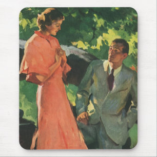 Mousepad Proposta Vintage; Casa Comigo?