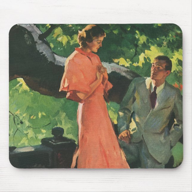 Mousepad Proposta Vintage; Casa Comigo? (Frente)