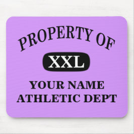 Mousepad Propriedade de XXL Seu Nome