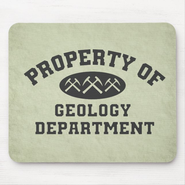Mousepad Propriedade do departamento da geologia (Frente)