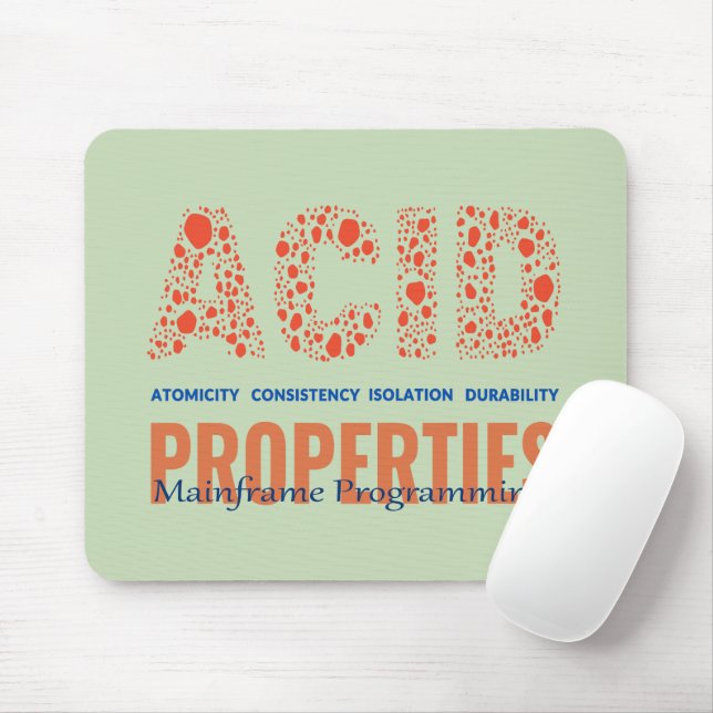 Mousepad Propriedades ACID na Programação Mainframe (Com mouse)
