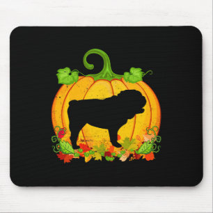 Mousepad Proprietário de Cachorro Halloween Figurume Inglês