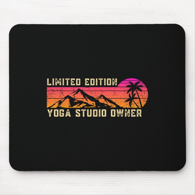 Mousepad Proprietário de Estúdio de Yoga Trabalhador de Ani (Frente)