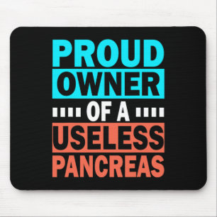 Mousepad Proprietário Orgulhoso De Um Awarene Para Diabetes