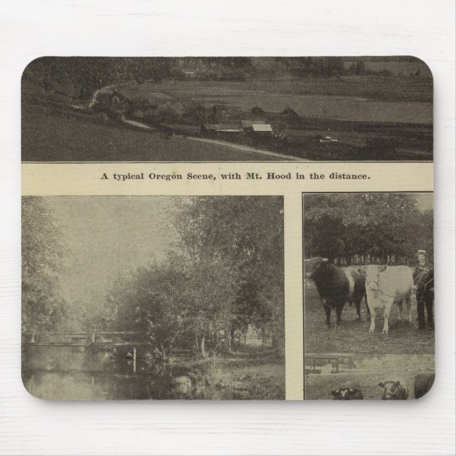 Mousepad Prosperidade, abundância no Oregon (Frente)