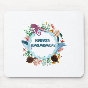 Mousepad Proteção ambiental Conservação da Natureza, Ocea