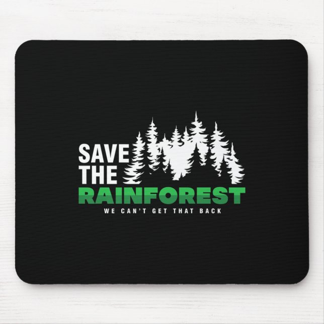 Mousepad Proteção Ambiental Da Floresta Tropical (Frente)