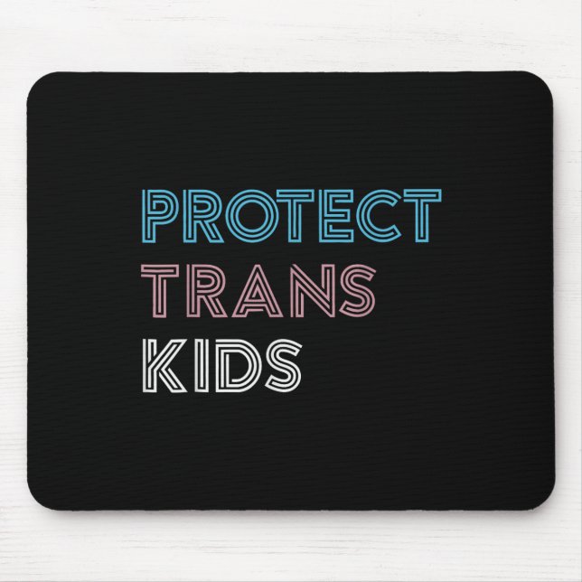 Mousepad Proteger o amor das crianças trans é amor lgbt Gay (Frente)