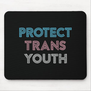 Mousepad Proteger o Orgulho LGBT Transgênere de Juventude 