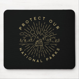 Mousepad Proteja Nossos Parques Nacionais Caminhadas Acampa