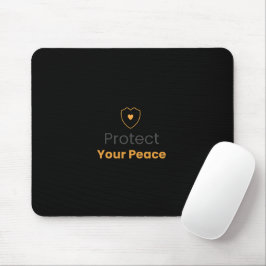 Mousepad Proteja Sua Paz – Rato Motivacional Minimalista