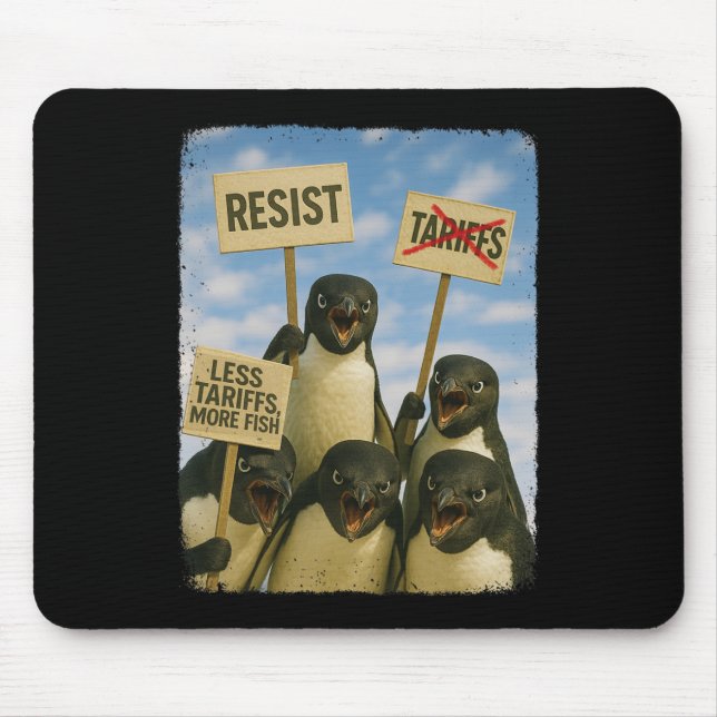 Mousepad Protesto Contra Tarrifs Marcha: Diversão De Ativis (Frente)