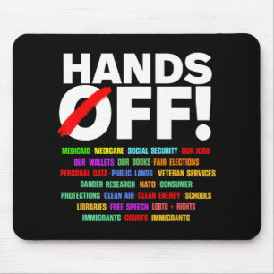 Mousepad Protesto de Mãos