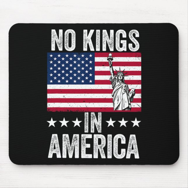 Mousepad Protesto Sem Conhecimentos Na Bandeira Da América  (Frente)