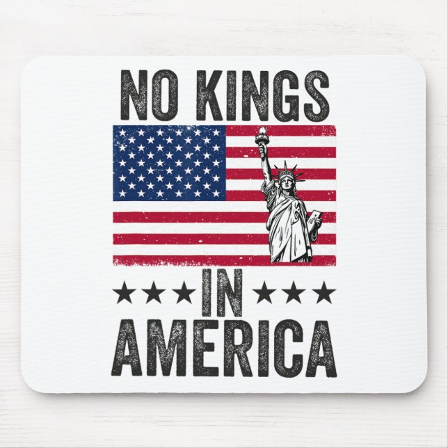 Mousepad Protesto Sem Conhecimentos Na Bandeira Da América  (Frente)