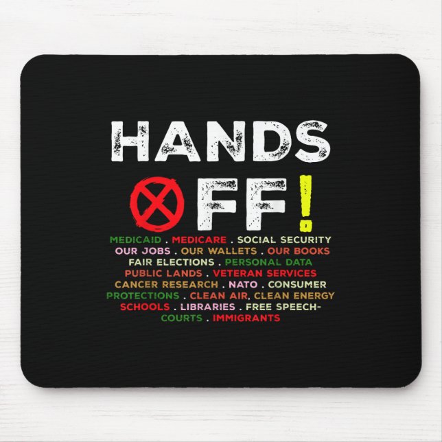 Mousepad Protestos Contra Segurança Social E Medicamento Pr (Frente)