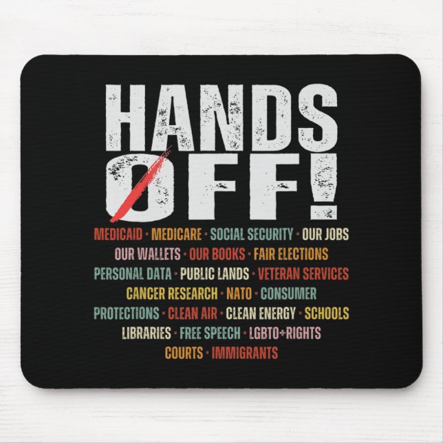 Mousepad Protestos Contra Segurança Social E Medicamento Pr (Frente)