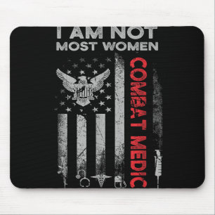 Mousepad Proud Combate Médico Veterano Soldado Com