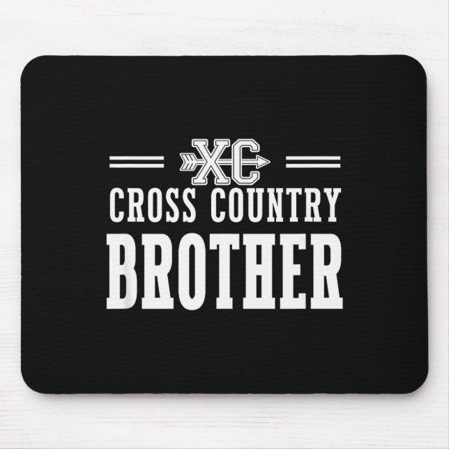 Mousepad Proud Cross Country Brother Team Love Srit Cc Sibl (Frente)