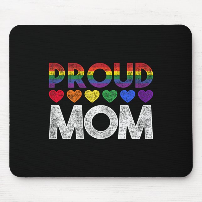 Mousepad Proud Mom Lgbt  (Frente)