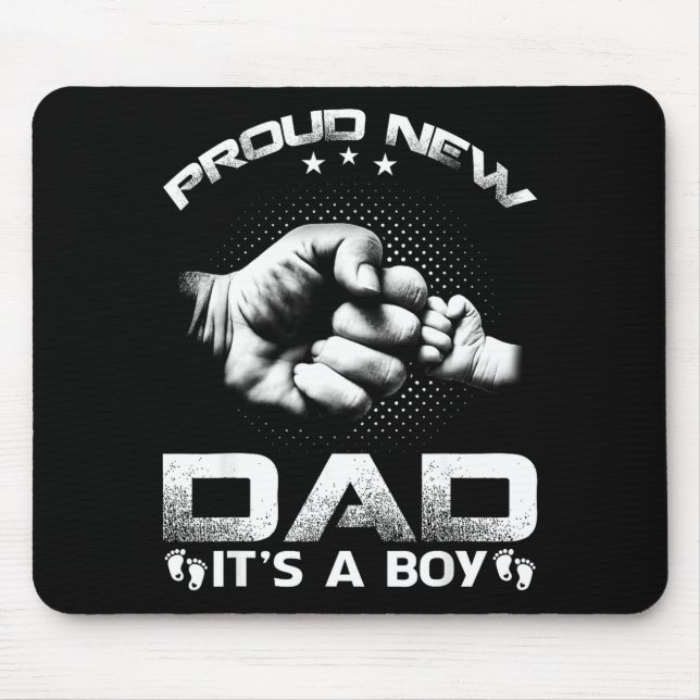 Mousepad Proud New Dad It's A Boy  (Frente)