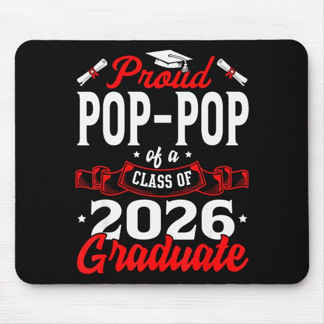 Mousepad Proud P-p Of A Cl Of 2026 Graduate Senior Graduati (Frente)