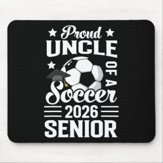 Mousepad Proud Uncle Of A Soccer Senior 2026 Graduation 