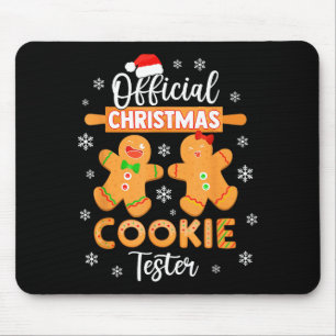 Mousepad Provador de Biscoito de Natal Equipe de Confeitari