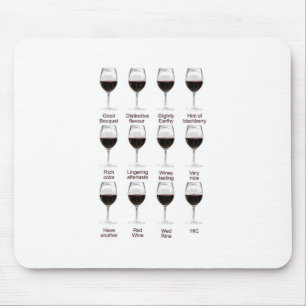 Mousepad Provando de vinho