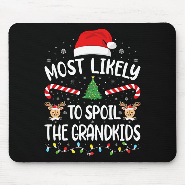 Mousepad Provavelmente Vai Mimar Os Netos Piada Familiar Na (Frente)