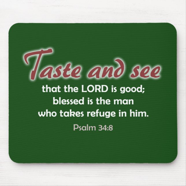 Mousepad Prove e veja (o fundo escuro) (Frente)