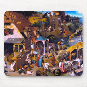 Mousepad Provérbios Países Baixos, Pieter Bruegel, o Velho