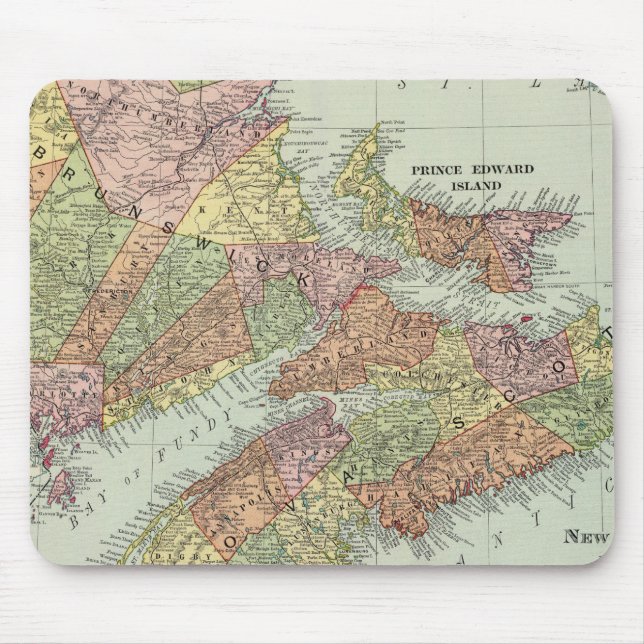 Mousepad Províncias Marítimas do Canadá (Frente)