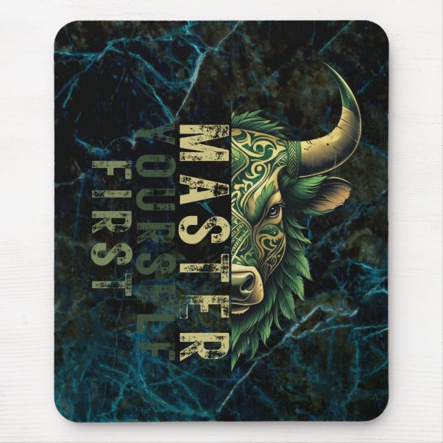 Mousepad Próximo modo de pensar | Motivação | Mercado Bull (Frente)