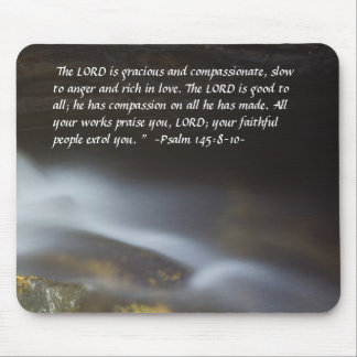 Mousepad Psalm 148:8-10 Pasta-Mão-De-Água-Seda