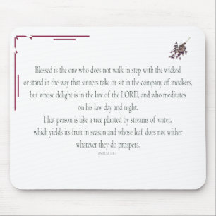 Mousepad PSALM 1, não caminha em pé com o