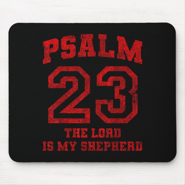 Mousepad Psalm 23 The Lord Is My Shepherd  (Frente)