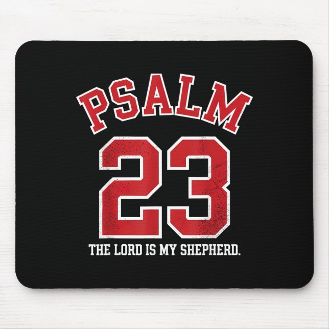 Mousepad Psalm 23 The Lord Is My Shepherd  (Frente)