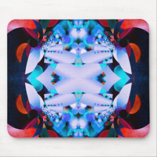 Mousepad Psicodélica Flor Dentro do Bloco Leve