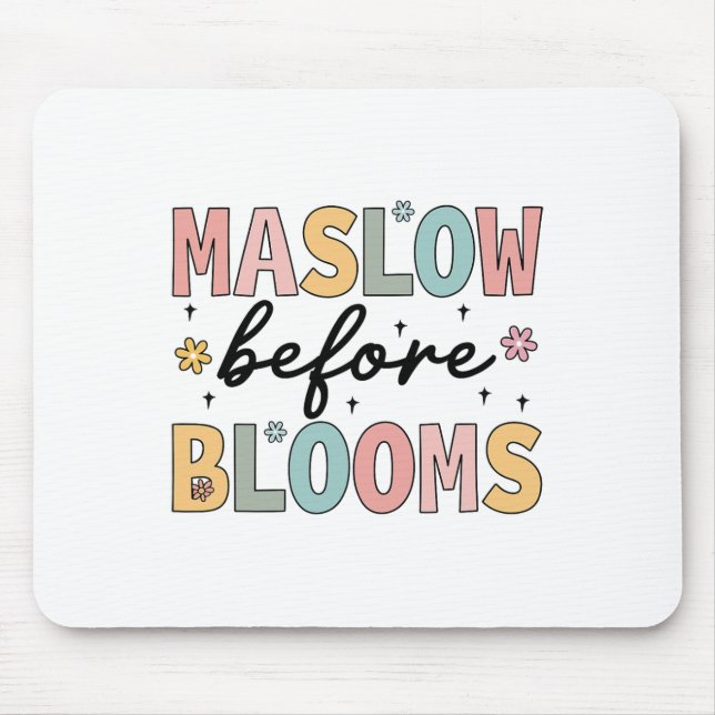 Mousepad Psicóloga Maslow Antes Do Bloom Sped Teacher Clro (Frente)